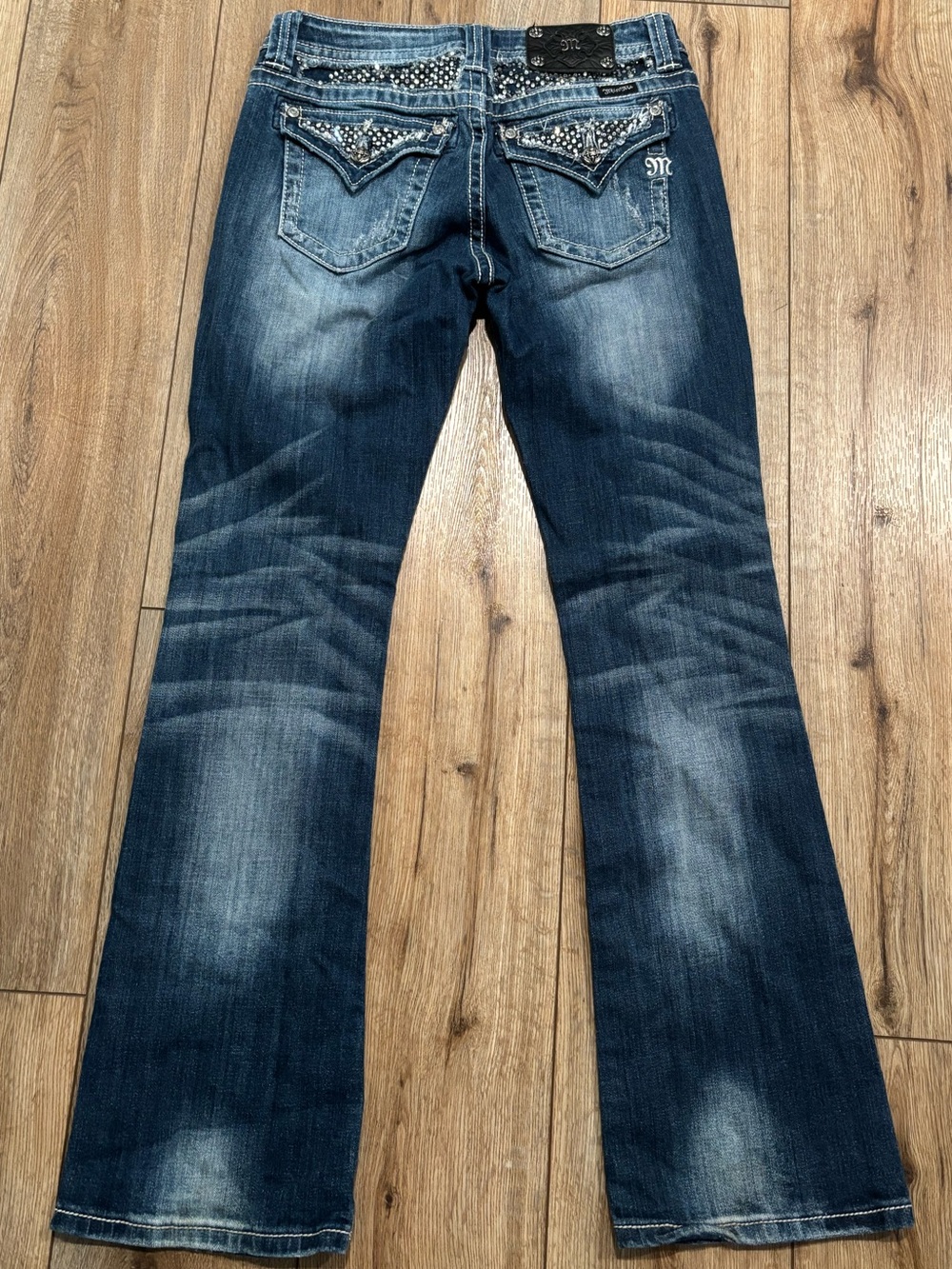 Vintage Y2K Miss Me Jeans with Bling Rhinestones